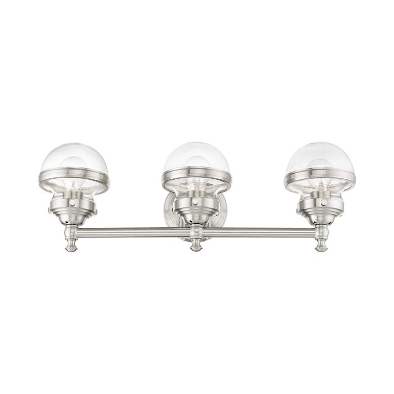 Image 5 Oldwick 3 Light Brushed Nickel Bath Vanity more views