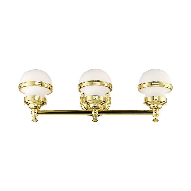 Image 5 Oldwick 3 Light Polished Brass Bath Vanity more views