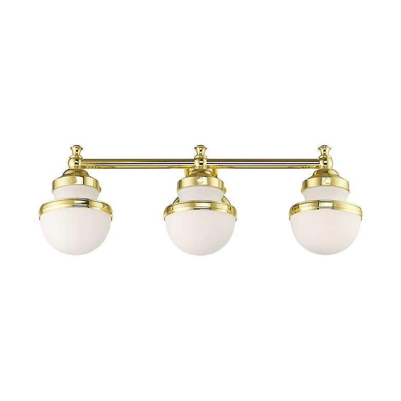 Image 6 Oldwick 3 Light Polished Brass Bath Vanity more views