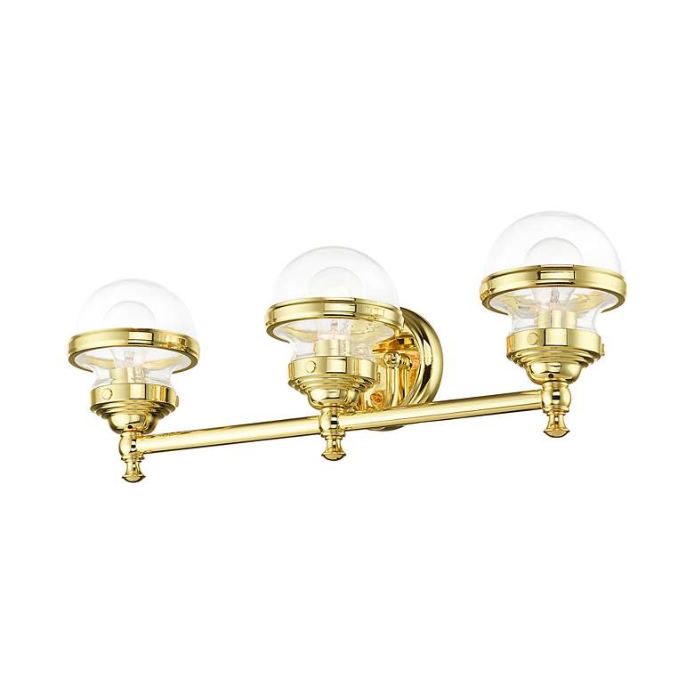 Image 6 Oldwick 3 Light Polished Brass Bath Vanity more views