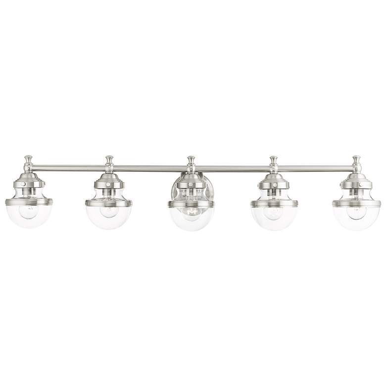 Image 2 Oldwick 5 Light Brushed Nickel Bath Vanity