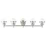Thumbnail4 of Oldwick 5 Light Brushed Nickel Bath Vanity more views