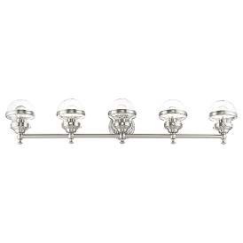 Image5 of Oldwick 5 Light Brushed Nickel Bath Vanity more views