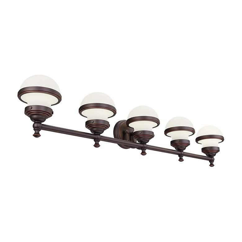 Image 5 Oldwick 5 Light Olde Bronze Bath Vanity more views