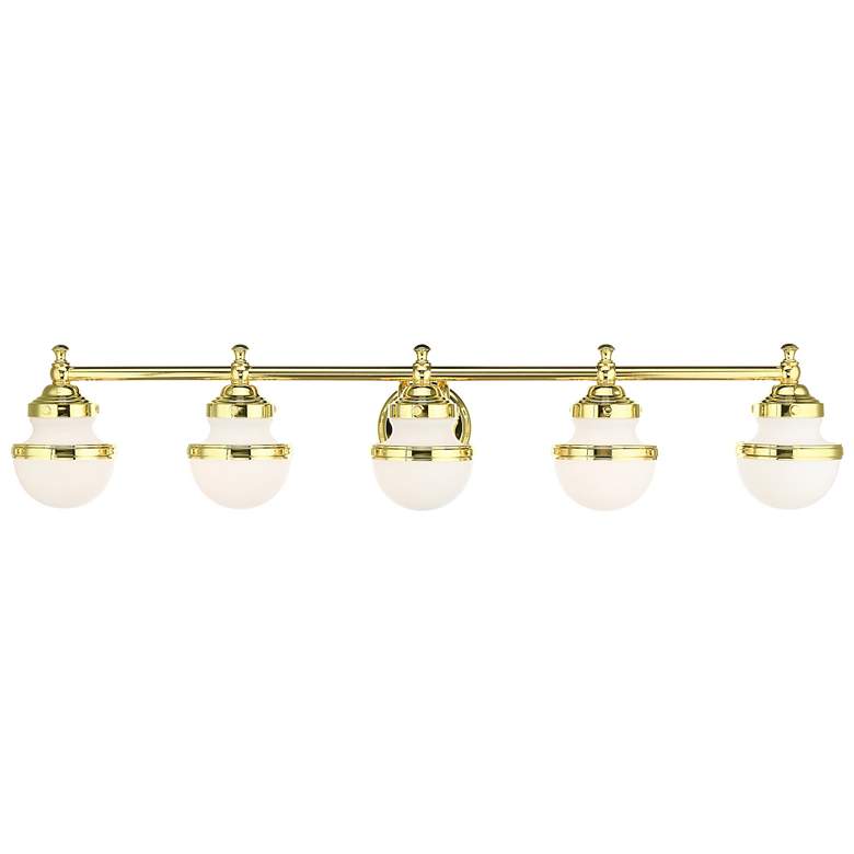 Image 1 Oldwick 5 Light Polished Brass Bath Vanity