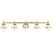 Oldwick 5 Light Polished Brass Bath Vanity