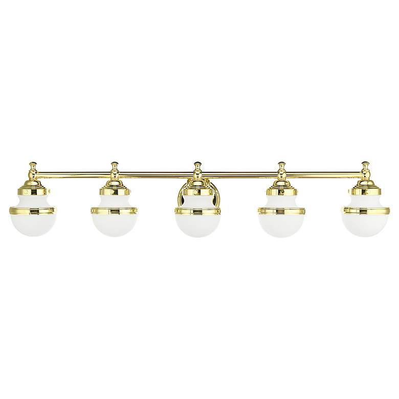 Image 3 Oldwick 5 Light Polished Brass Bath Vanity more views