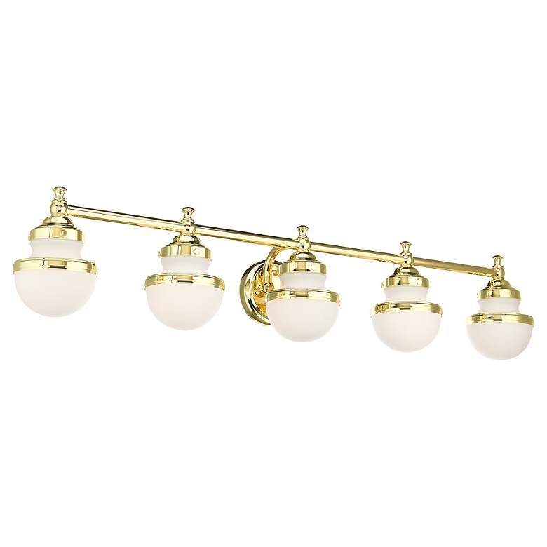 Image 4 Oldwick 5 Light Polished Brass Bath Vanity more views