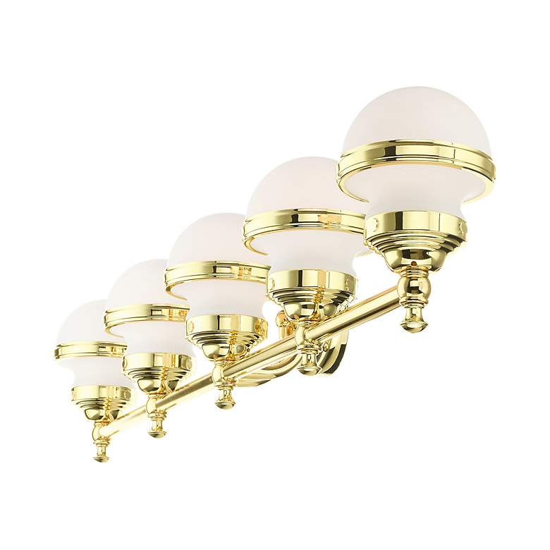 Image 5 Oldwick 5 Light Polished Brass Bath Vanity more views