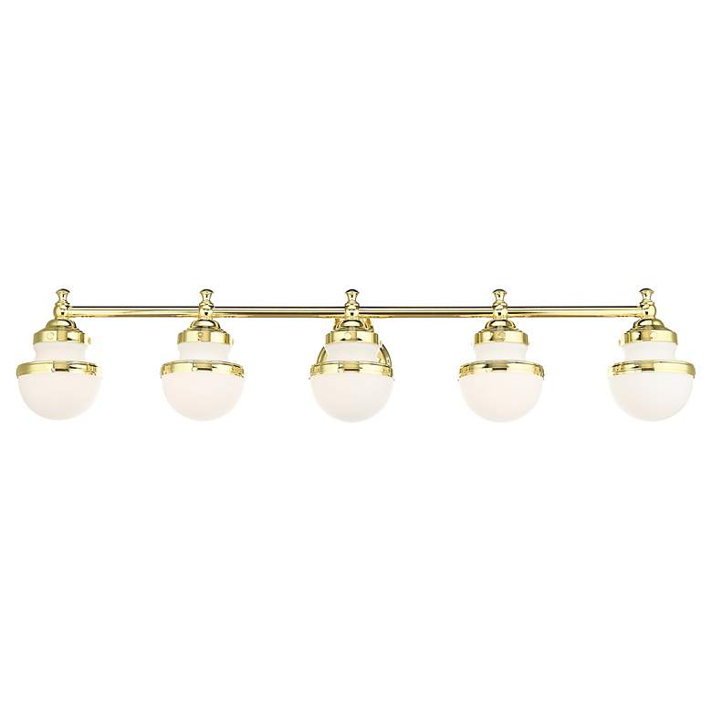 Image 7 Oldwick 5 Light Polished Brass Bath Vanity more views