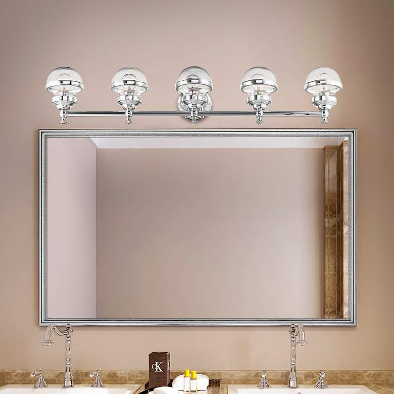 Image 1 Oldwick 5 Light Polished Chrome Bath Vanity