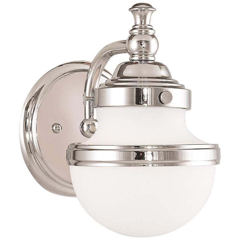 Image 3 Oldwick 8 1/4" High Polished Chrome Wall Sconce