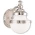 Oldwick 8 1/4" High Polished Chrome Wall Sconce