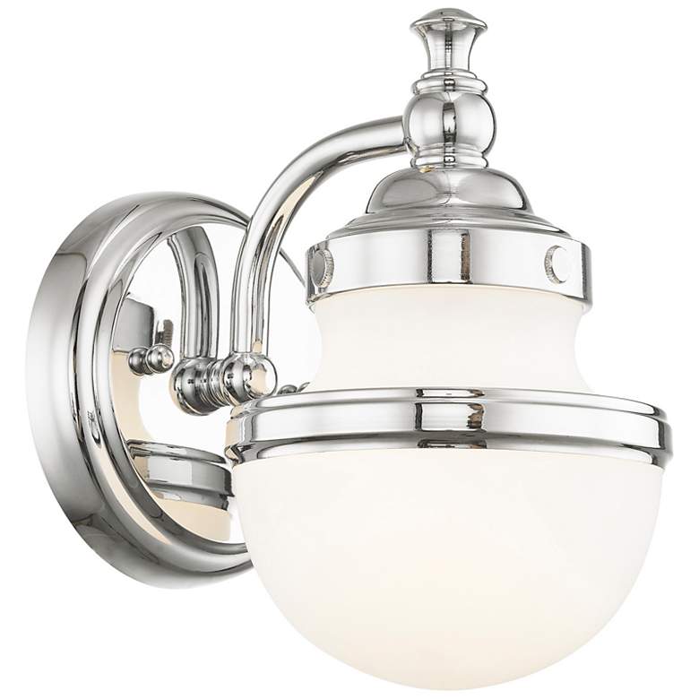 Image 7 Oldwick 8 1/4" High Polished Chrome Wall Sconce more views