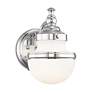 7_Oldwick 8 1/4" High Polished Chrome Wall Sconce more views