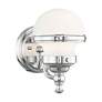 Oldwick 8 1/4" High Polished Chrome Wall Sconce in scene