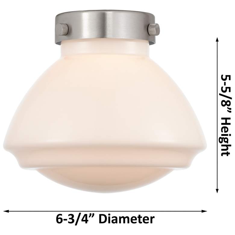 Image 5 Olean 12.25" High Satin Gold Sconce w/ Matte White Shade more views