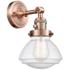Olean 7.75" High Copper Sconce w/ Seedy Shade