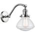Olean 7" Polished Chrome Sconce w/ Seedy Shade