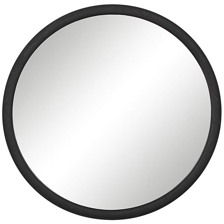 Image 1 Olica 40 H x 40 W Wall Mirror, Black