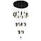 Olinda LED Integrated Black Chandelier