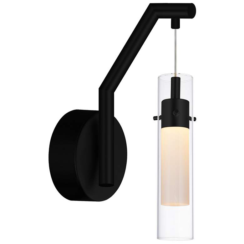 Image 1 Olinda LED Integrated Black Wall Light