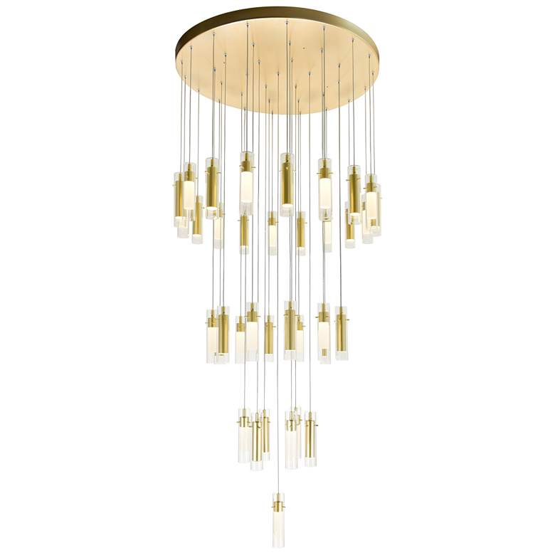 Image 1 Olinda LED Integrated Satin Gold Chandelier