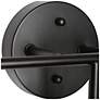 Thumbnail4 of Oliry 3-Light 21.6" Wide Black Bath Light with Seeded Glass Shade more views