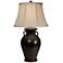 Olivaris Brown Tuscan Table Lamp by The Natural Light