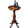 Olive Ash Burl Wood 20" High Scatter Table