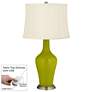 Olive Green Anya Table Lamp with Dimmer