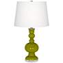 Olive Green Apothecary Table Lamp with Dimmer