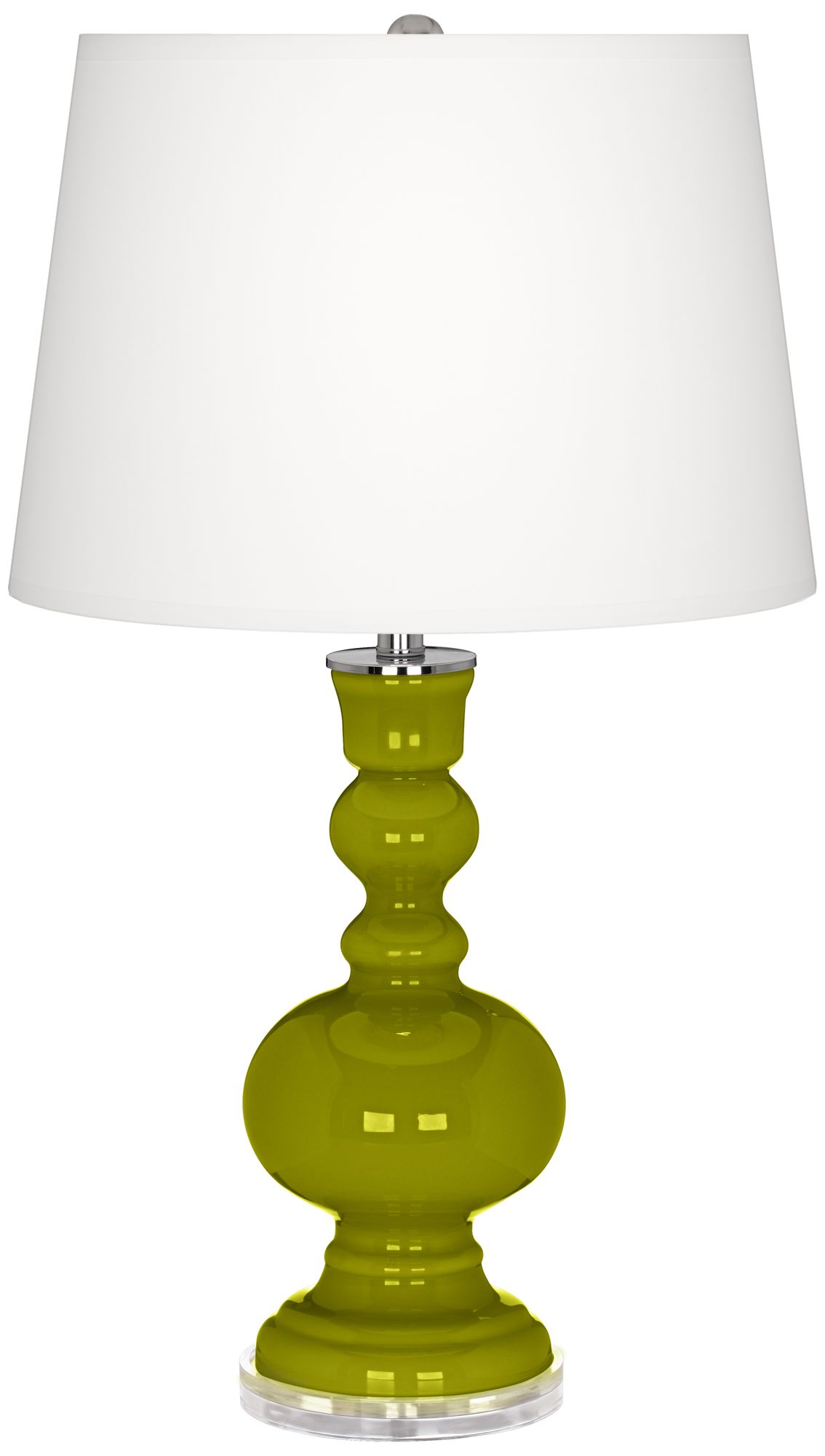 olive green lamp