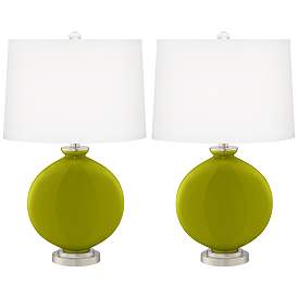Image2 of Olive Green Carrie Table Lamp Set of 2