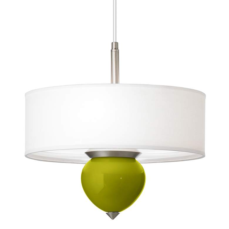 Image 1 Olive Green Cleo 16 inch Wide Pendant Chandelier