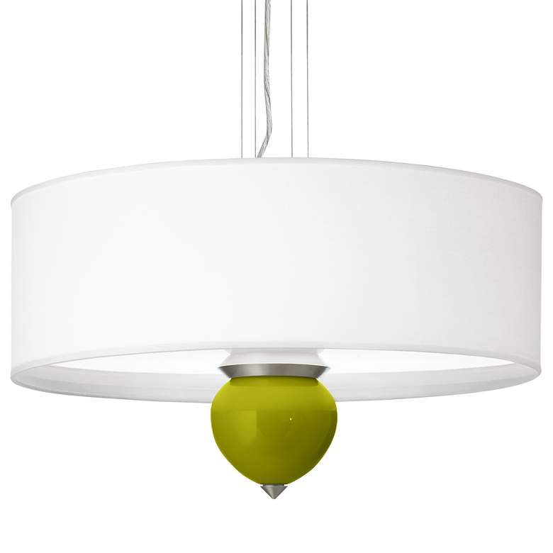 Image 1 Olive Green Cleo 24 inch Wide Pendant Chandelier