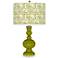 Olive Green Gardenia Apothecary Table Lamp