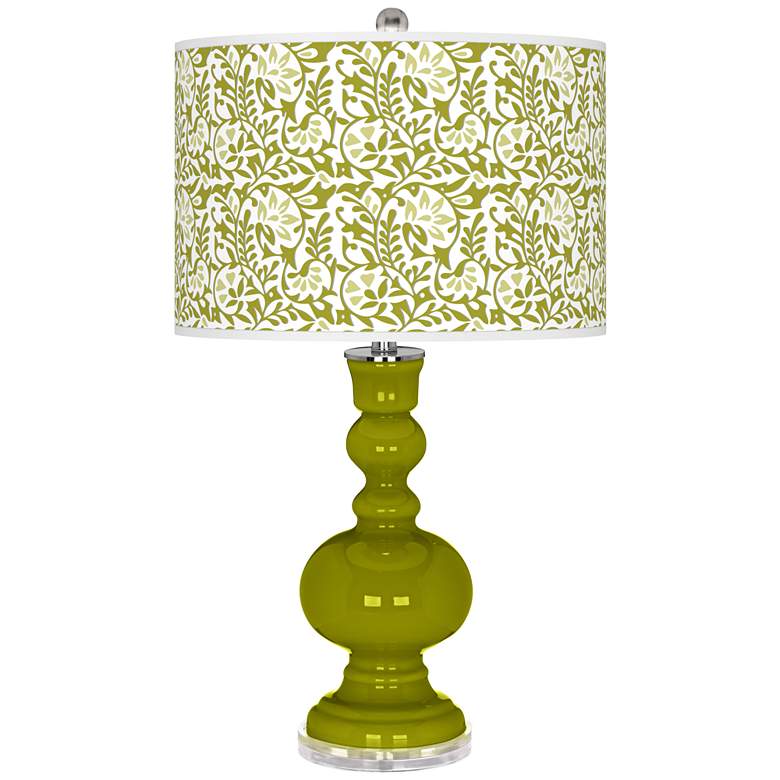 Image 1 Olive Green Gardenia Apothecary Table Lamp