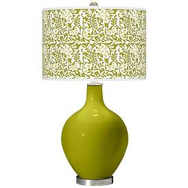 Image1 of Olive Green Gardenia Ovo Table Lamp
