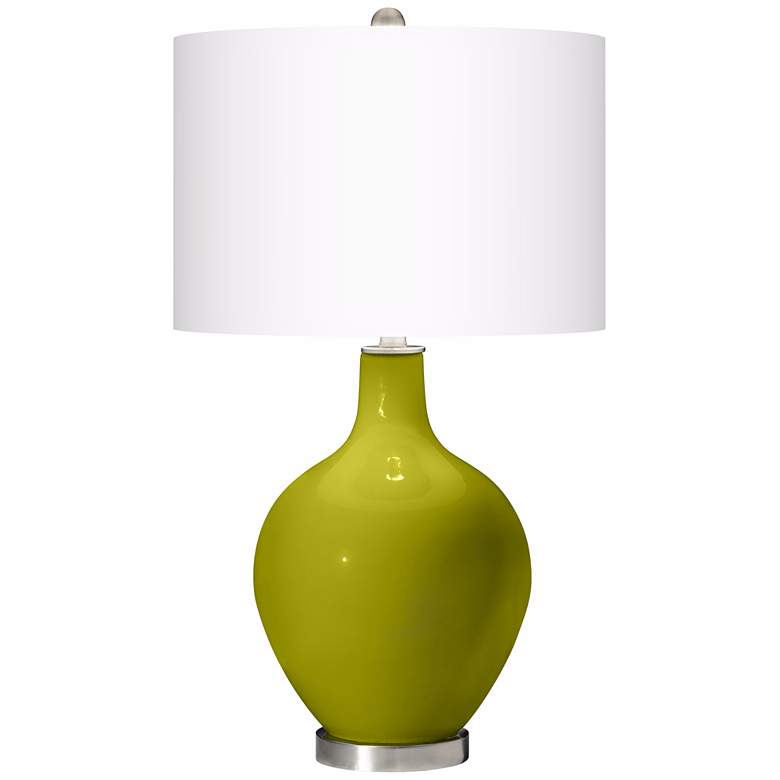 Image 2 Olive Green Ovo Table Lamp