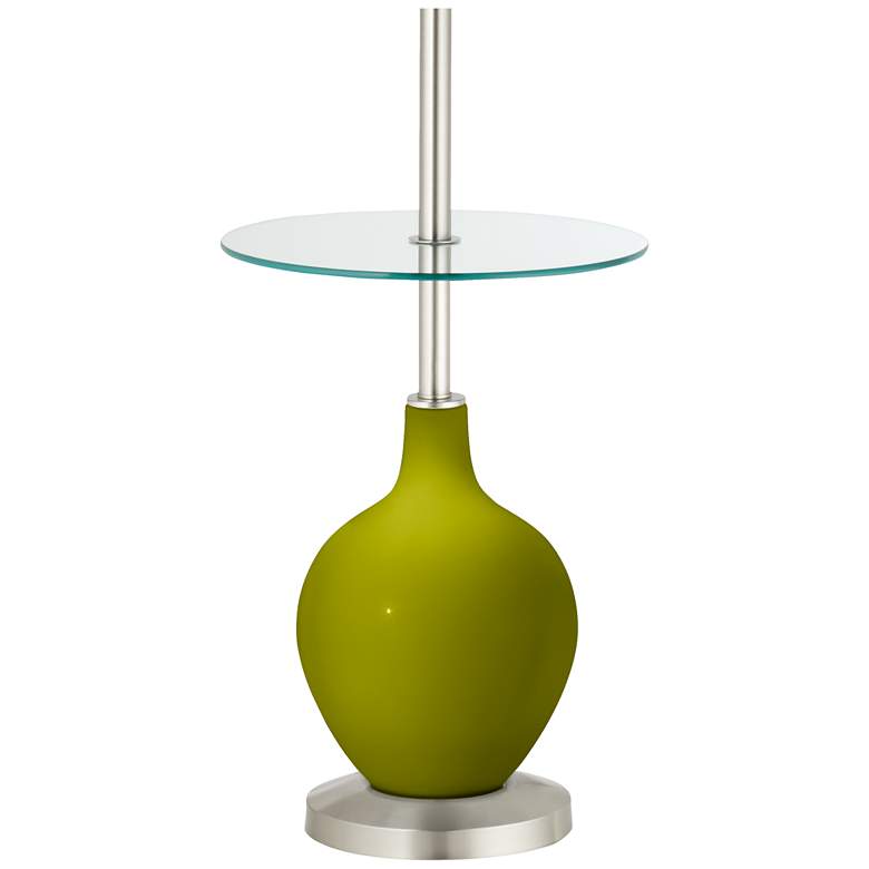 Image 3 Olive Green Ovo Tray Table Floor Lamp more views