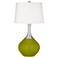 Olive Green Spencer Table Lamp with Dimmer