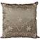 Olive Hand-Made Beaded Accent Pillow