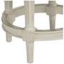 3_Oliver 24 1/2" Cream Fabric Backless Swivel Counter Stools Set of 2 more views