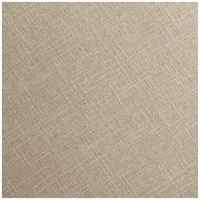 Image 5 Oliver 24 1/2" Cream Fabric Backless Swivel Seat Counter Stool more views