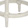 5_Oliver 24 1/2" Pewter Gray Fabric Swivel Counter Stools Set of 2 more views