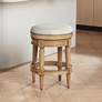 1_Oliver 26 1/2" Weathered Oak Swivel Counter Stool