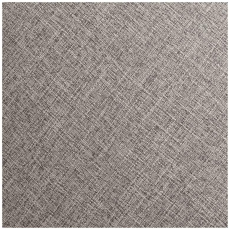 Image 4 Oliver 26" Pewter Gray Fabric Backless Swivel Counter Stools Set of 2 more views