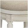 3_Oliver 30 1/2" Cream Fabric Swivel Bar Stools Set of 2 more views