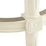 3_Oliver 30 1/2" Erin Cream Fabric Backless Swivel Bar Stools Set of 2 more views